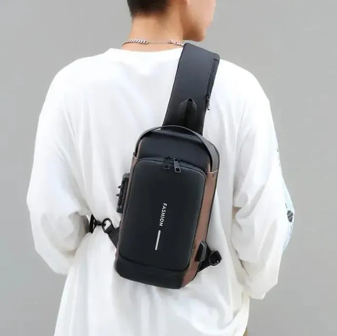 Black bag cross shoulder Fashion Sport Bag