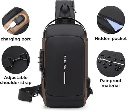 Black bag cross shoulder Fashion Sport Bag