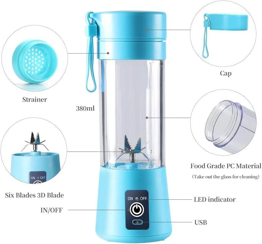 Portable Electric Juicer Blender