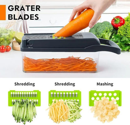 Manual Food Chopper 12 Pcs