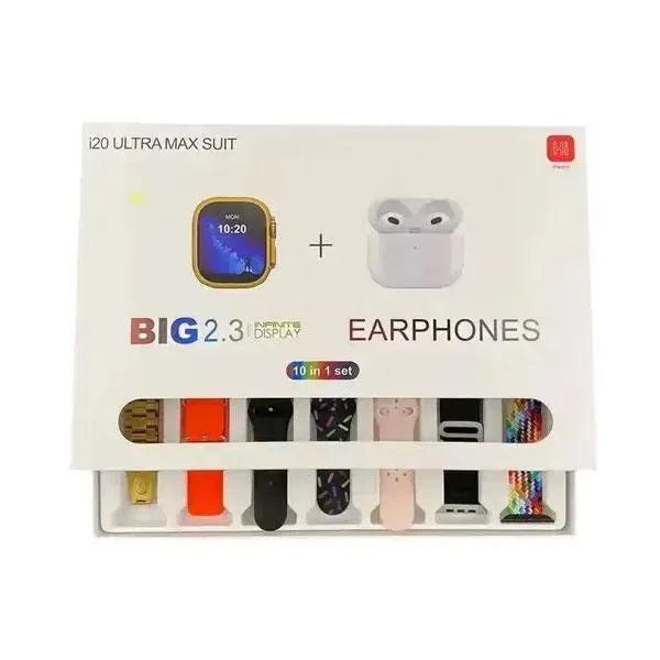 I 20 Ultra smart watch With earbuds