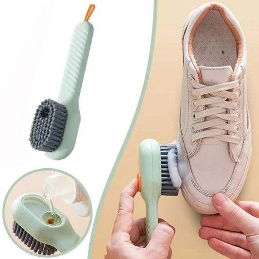 Shoe Brush with Leak Proof Liquid Outlet