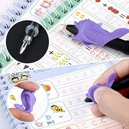 Magic Practice Copybook Set – Reusable Handwriting Learning Book for Kids