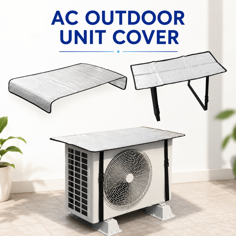 AC Outdoor Unit Cover Waterproof Sunshade Dustproof Air Conditioner Compressor Protection Cover