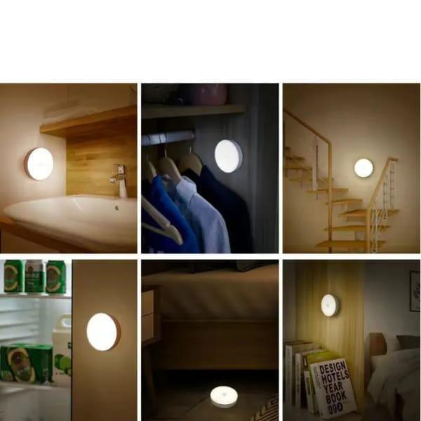 USB LED Night Light with Motion Sensor & Flashlight Mode