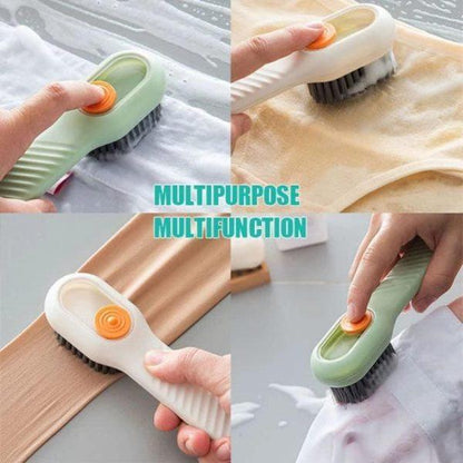 Shoe Brush with Leak Proof Liquid Outlet