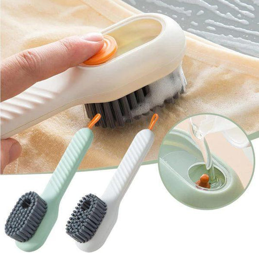 Shoe Brush with Leak Proof Liquid Outlet