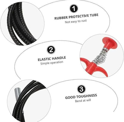 60cm Stainless Steel Drain Clog Remover Wire