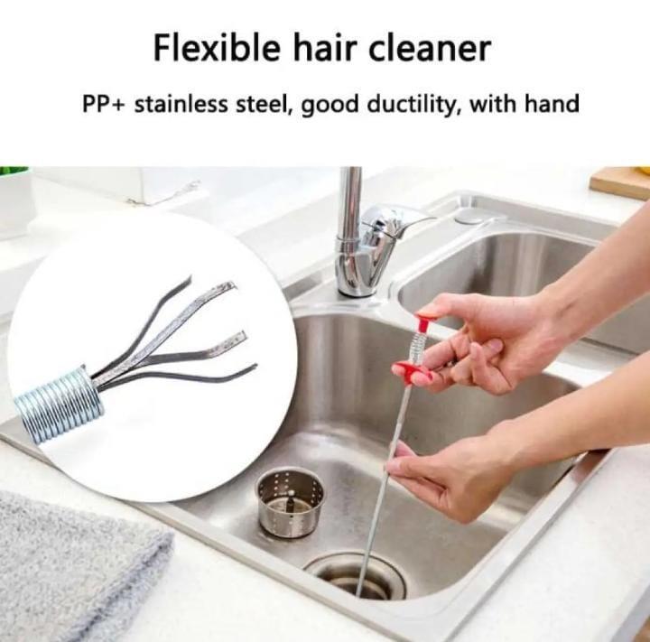 60cm Stainless Steel Drain Clog Remover Wire